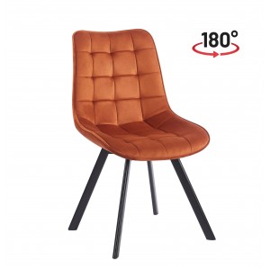 Стілець кухонний Furnitex KO265-FX кориця / чорний (KO265