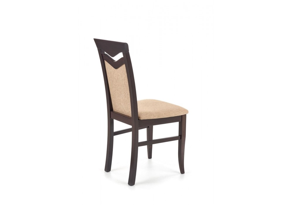 Стілець кухонний Halmar Citrone кремовий, венге (V-PL-N-CITRONE-WENGE-VILA2)