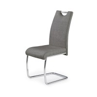Стул на кухню Halmar K349 серый, хром (V-CH-K/349-KR)