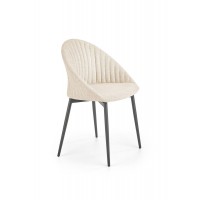 Стілець для кухні Halmar K357 бежевий, чорний (V-CH-K/357