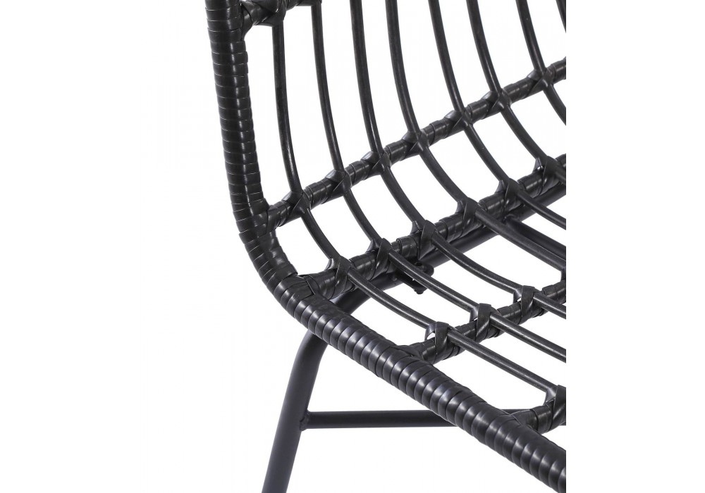 Стілець для кухні Halmar K401 сірий, чорний (V-CH-K/401-KR-CZARNY)