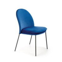 Стілець для кухні Halmar K443, темно-синій, чорний (V-CH-