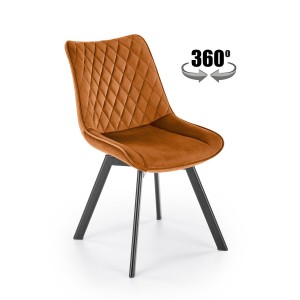 Стілець кухонний Halmar K520 чорний, коричний (V-CH-K/520