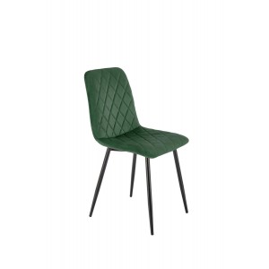 Стілець кухонний Halmar K525 чорний, зелений (V-CH-K/525-