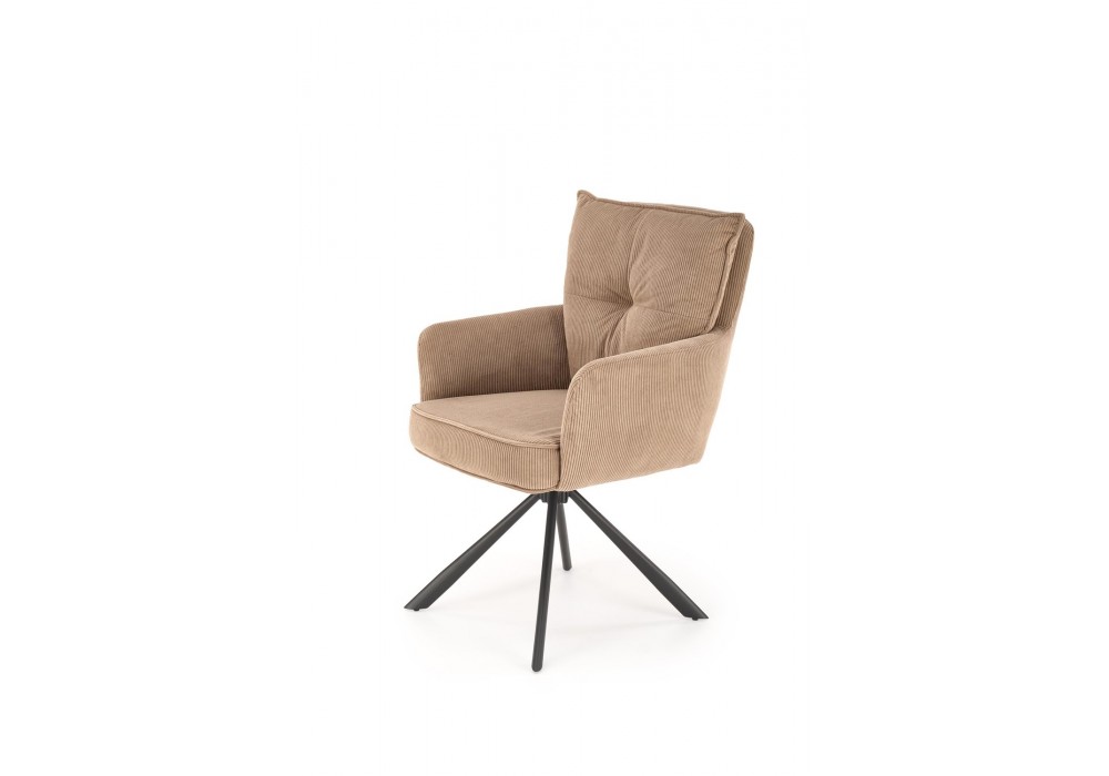 Стілець кухонний Halmar K528 чорний, капучино (V-CH-K/528-KR-CAPPUCCINO)