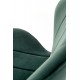 Стілець кухонний Halmar K538 чорний, зелений (V-CH-K/538-KR-C.ZIELONY)