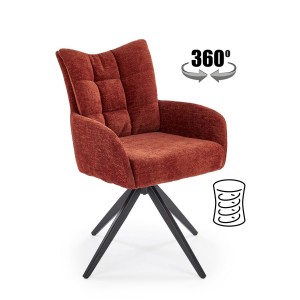 Стілець кухонний Halmar K540 чорний, коричний (V-CH-K/540