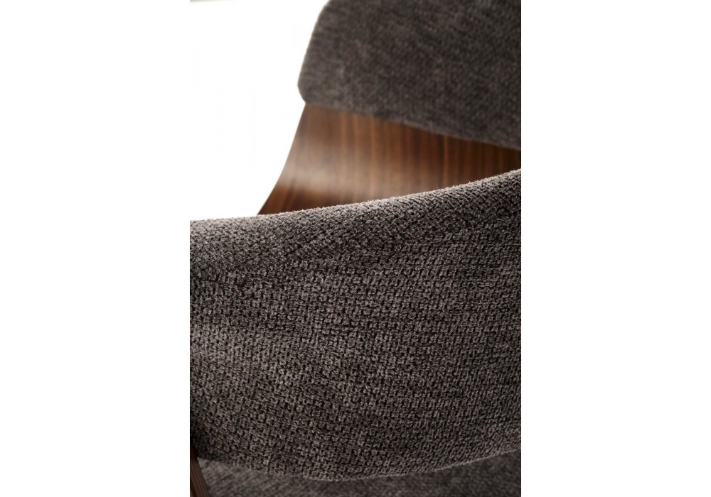 Стілець кухонний Halmar K545 горіх, сірий (V-CH-K/545-KR-POPIELATY)