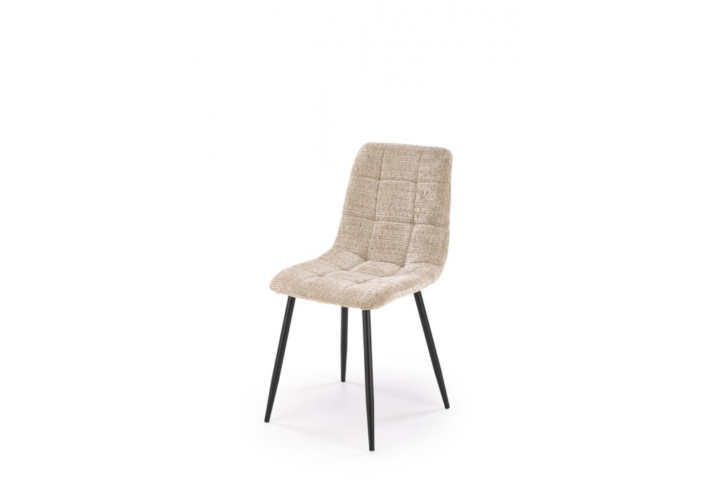 Стілець кухонний Halmar K547 чорний, бежевий (V-CH-K/547-KR-BEŻOWY)