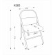 Стул кухонный Halmar K565 чёрный (V-CH-K/565-KR-CZARNY)