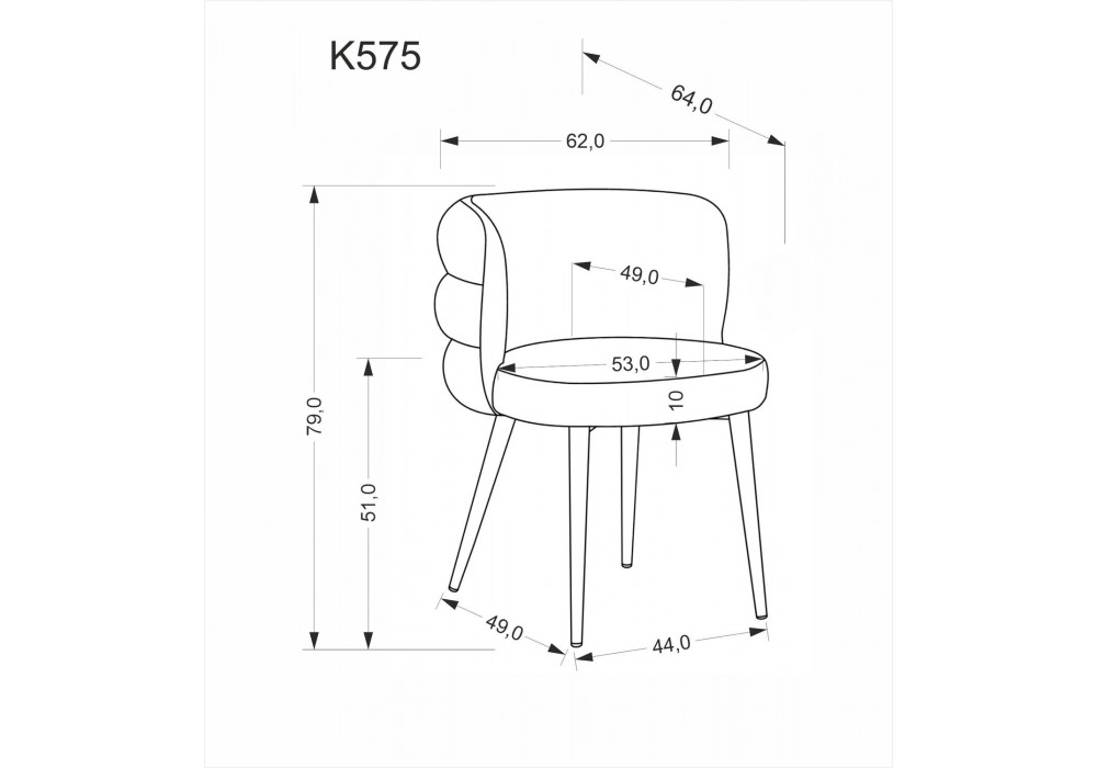 Стілець кухонний Halmar K575 чорний, бежевий (V-CH-K/575-KR-BEŻOWY)