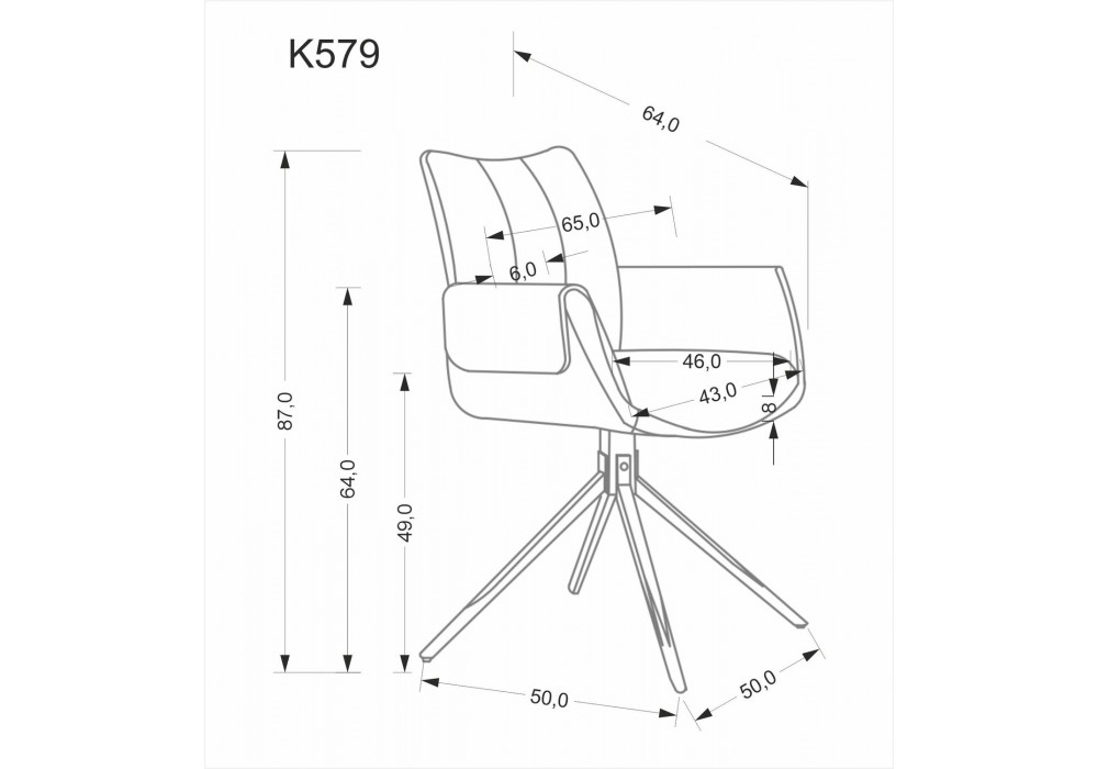 Стілець кухонний Halmar K579 чорний, зелений (V-CH-K/579-KR-ZIELONY)