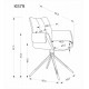 Стілець кухонний Halmar K579 чорний, зелений (V-CH-K/579-KR-ZIELONY)