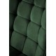 Стілець кухонний Halmar K580 чорний, зелений (V-CH-K/580-KR-C.ZIELONY)