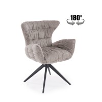 Стілець кухонний Halmar K595 чорний, сірий (V-CH-K/595-KR