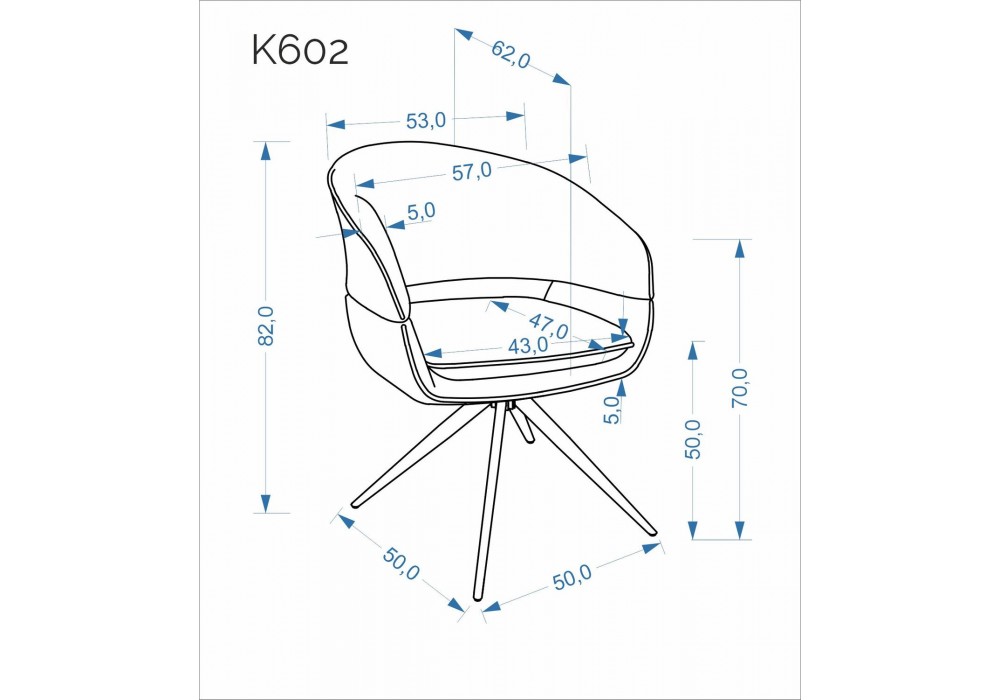 Стілець кухонний Halmar K602 чорний, капучино (V-CH-K/602-KR-CAPPUCCINO)