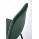 Стілець кухонний Halmar K608 чорний, зелений (V-CH-K/608-KR-C.ZIELONY)
