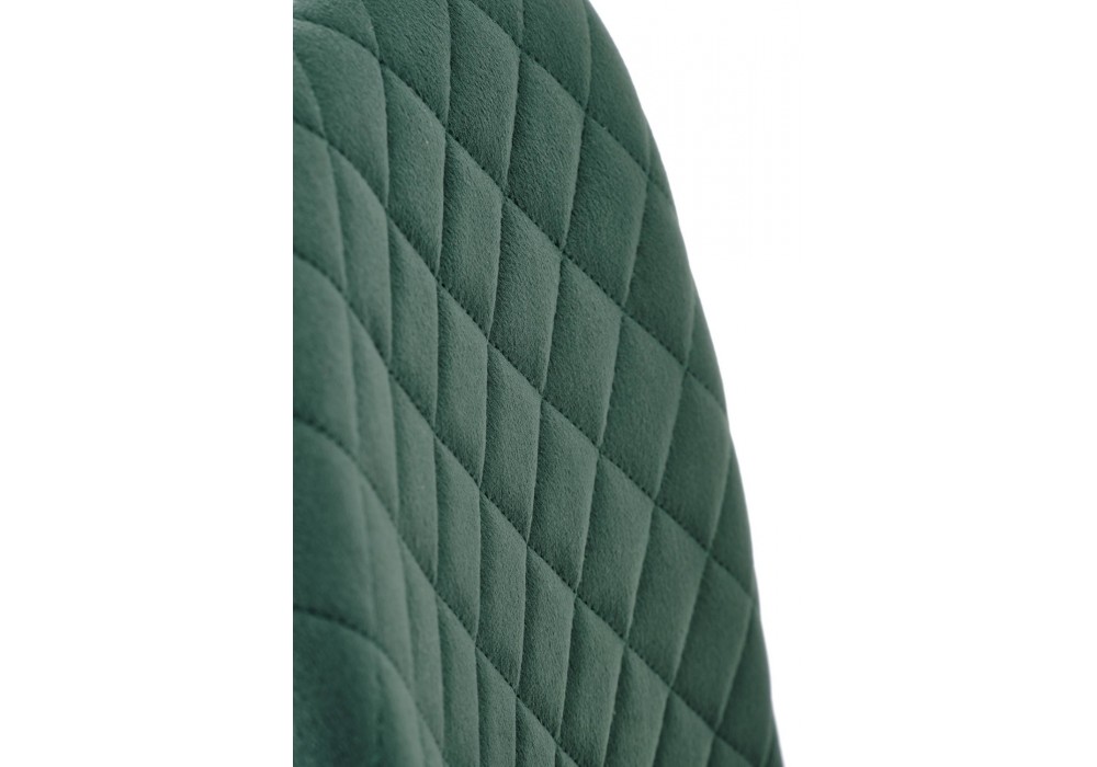 Стілець кухонний Halmar K608 чорний, зелений (V-CH-K/608-KR-C.ZIELONY)