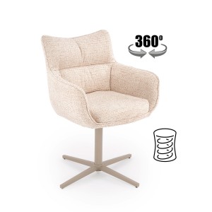 Стілець кухонний Halmar K614 CS кашемір, бежевий (V-CH-K/