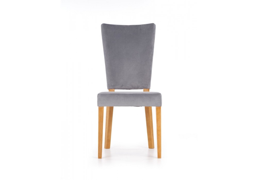 Кухонний стілець Halmar Rois сірий, дуб медовий (V-PL-N-ROIS-KR-D.MIODOWY/POPIEL)