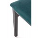 Кухонний стілець Halmar Sylwek1 чорний, темно-зелений (V-PL-N-SYLWEK1-CZARNY-MONOLITH37)