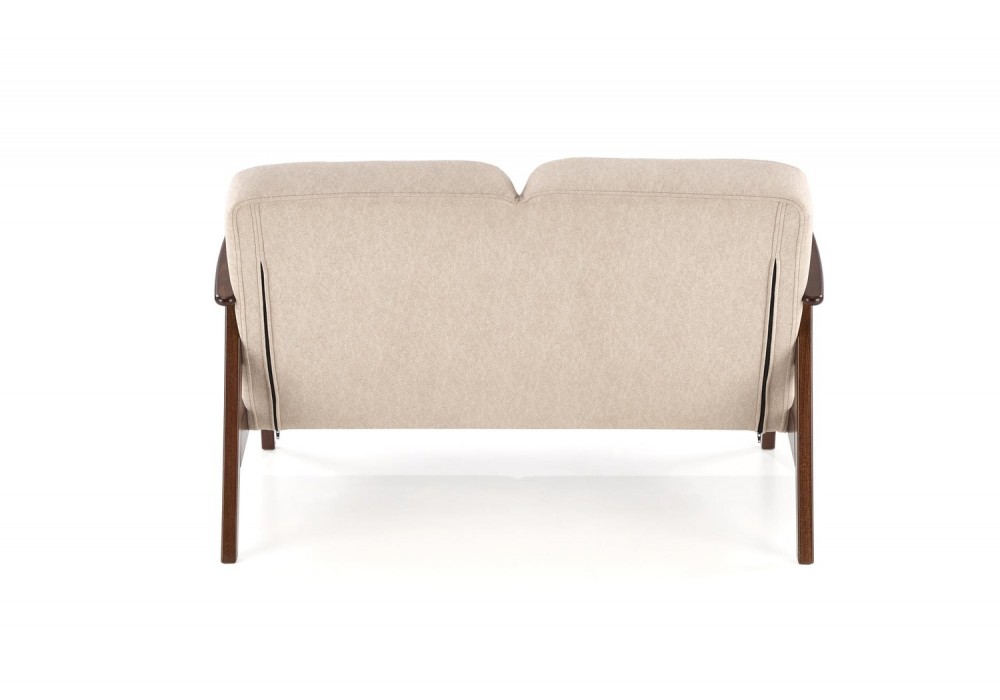 Диван Halmar Milano 2s бежевий, горіх (V-PL-MILANO_2S-SOFA-BEŻOWY)