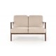 Диван Halmar Milano 2s бежевий, горіх (V-PL-MILANO_2S-SOFA-BEŻOWY)