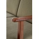 Диван Halmar Milano 2s оливковый, орех (V-PL-MILANO_2S-SOFA-OLIWKOWY)