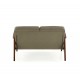 Диван Halmar Milano 2s оливковый, орех (V-PL-MILANO_2S-SOFA-OLIWKOWY)