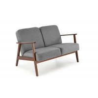 Диван Halmar Milano 2s сірий, горіх (V-PL-MILANO_2S-SOFA-