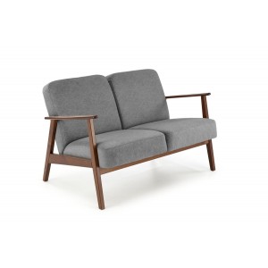 Диван Halmar Milano 2s сірий, горіх (V-PL-MILANO_2S-SOFA-