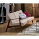 Диван Halmar Milano 3s бежевий, горіх (V-PL-MILANO_3S-SOFA-BEŻOWY)