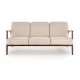 Диван Halmar Milano 3s бежевий, горіх (V-PL-MILANO_3S-SOFA-BEŻOWY)