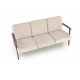 Диван Halmar Milano 3s бежевий, горіх (V-PL-MILANO_3S-SOFA-BEŻOWY)
