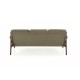 Диван Halmar Milano 3s оливковий, горіх (V-PL-MILANO_3S-SOFA-OLIWKOWY)