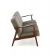 Диван Halmar Milano 3s оливковий, горіх (V-PL-MILANO_3S-SOFA-OLIWKOWY)