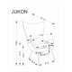 Крісло для дому Halmar Jukon кремовий, чорний (V-CH-JUKON-FOT-KREMOWY)