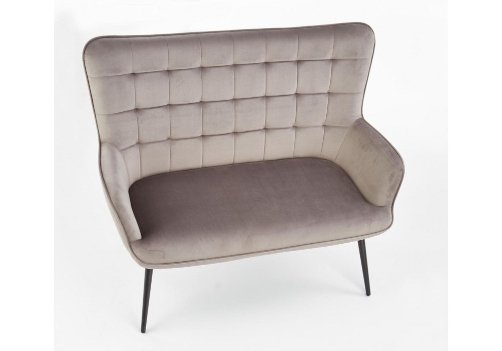 Диван Halmar Castel xl 129x99 см сірий, чорний (V-CH-CASTEL_XL-SOFA)