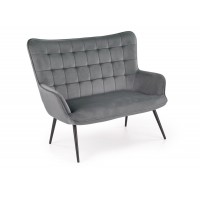 Диван Halmar Castel xl 129x99 см сірий, чорний (V-CH-CAST
