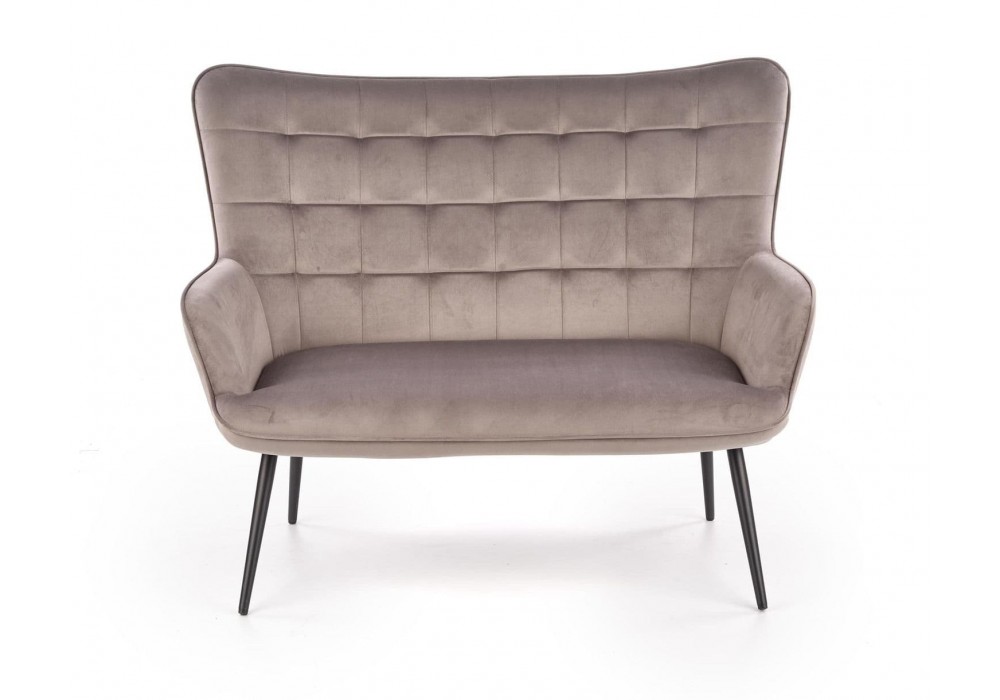 Диван Halmar Castel xl 129x99 см сірий, чорний (V-CH-CASTEL_XL-SOFA)
