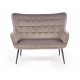 Диван Halmar Castel xl 129x99 см сірий, чорний (V-CH-CASTEL_XL-SOFA)