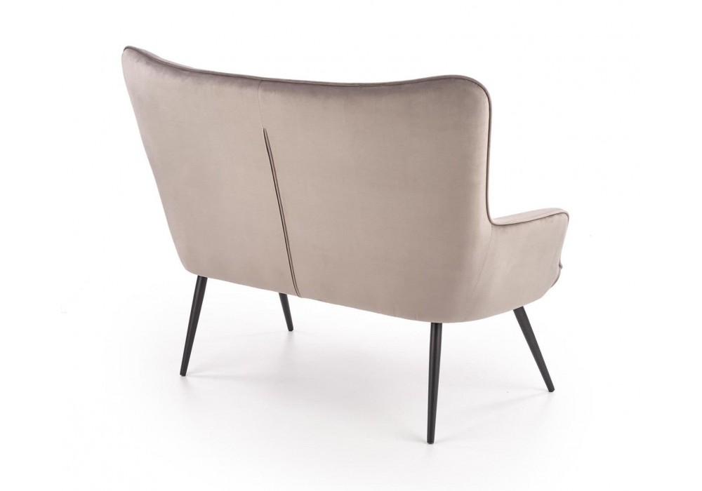 Диван Halmar Castel xl 129x99 см сірий, чорний (V-CH-CASTEL_XL-SOFA)