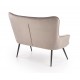 Диван Halmar Castel xl 129x99 см сірий, чорний (V-CH-CASTEL_XL-SOFA)