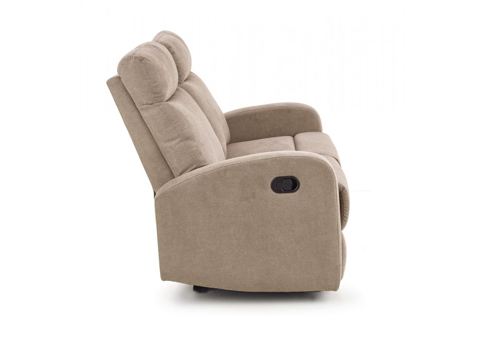 Диван Halmar-реклайнер Oslo 2s 128x158, 95 см чорний (V-CH-OSLO_2S-SOFA-BEŻOWY)
