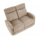 Диван Halmar-реклайнер Oslo 2s 128x158, 95 см чорний (V-CH-OSLO_2S-SOFA-BEŻOWY)