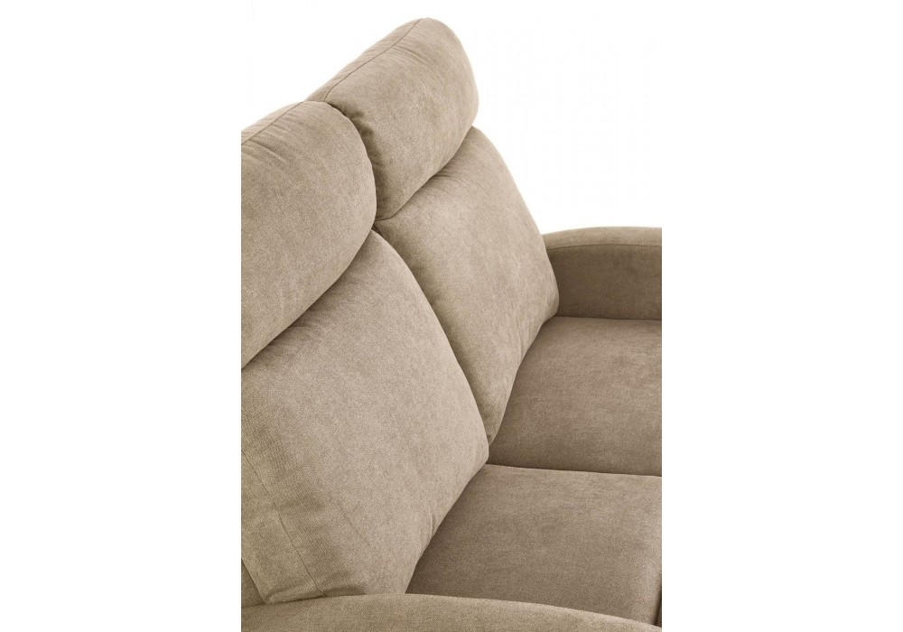 Диван Halmar-реклайнер Oslo 2s 128x158, 95 см чорний (V-CH-OSLO_2S-SOFA-BEŻOWY)