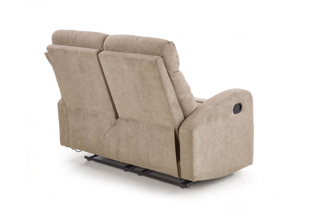 Диван Halmar-реклайнер Oslo 2s 128x158, 95 см чорний (V-CH-OSLO_2S-SOFA-BEŻOWY)