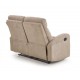 Диван Halmar-реклайнер Oslo 2s 128x158, 95 см чорний (V-CH-OSLO_2S-SOFA-BEŻOWY)
