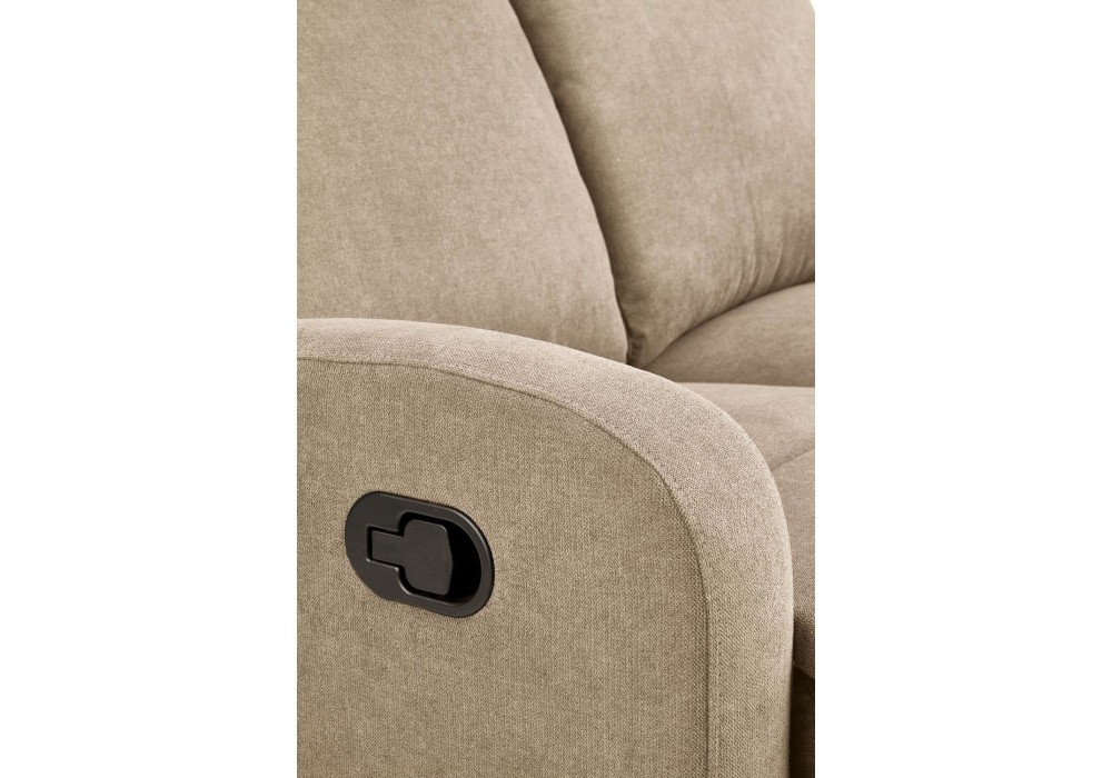 Диван Halmar-реклайнер Oslo 2s 128x158, 95 см чорний (V-CH-OSLO_2S-SOFA-BEŻOWY)