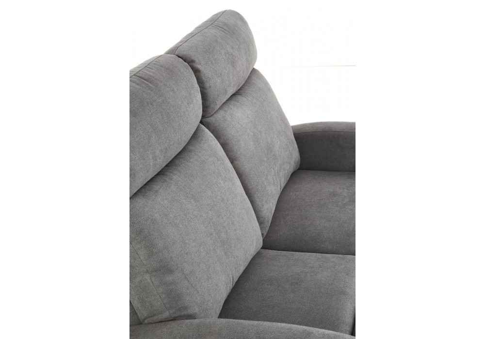 Диван Halmar-реклайнер Oslo 2s 128x95, 158 см чорний (V-CH-OSLO_2S-SOFA-C.POPIEL)